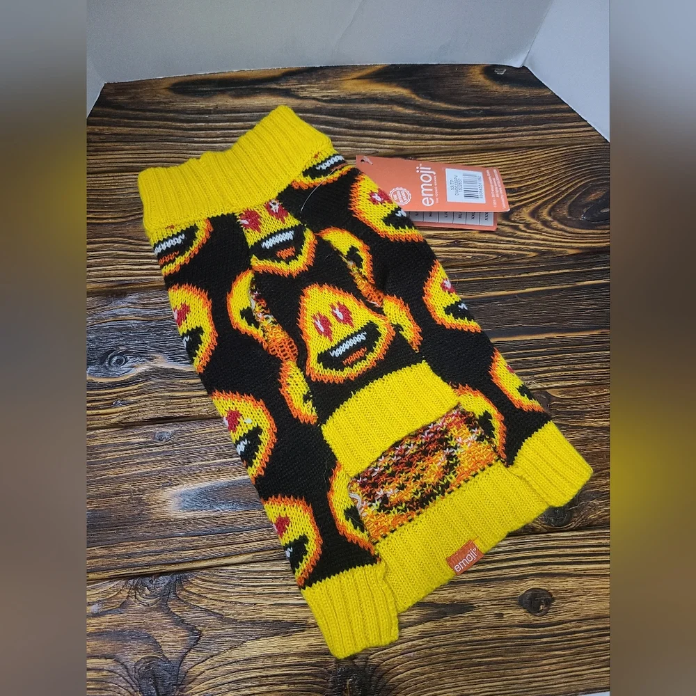 Emoji Small Dog Sweater New with Tags Size XS